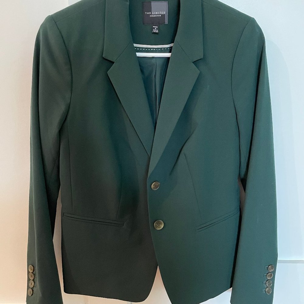 The Limited dark green blazer size 4P